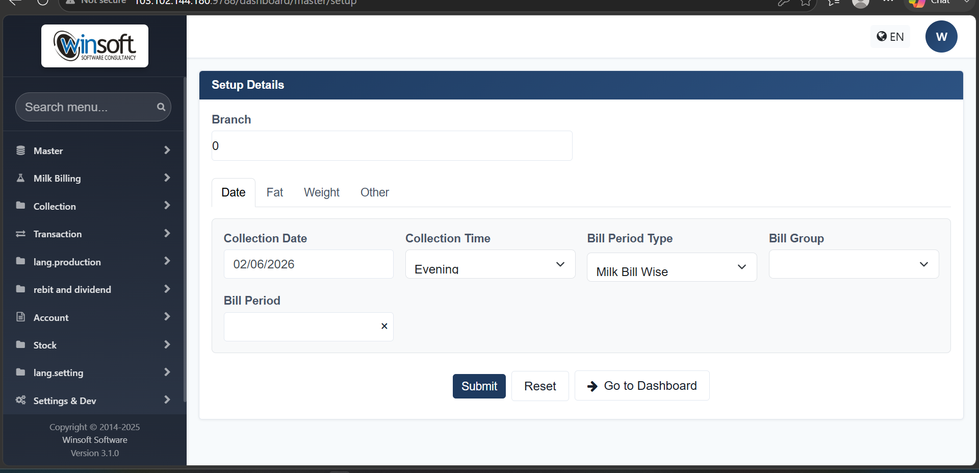 Web-based Dairy Software Solutions